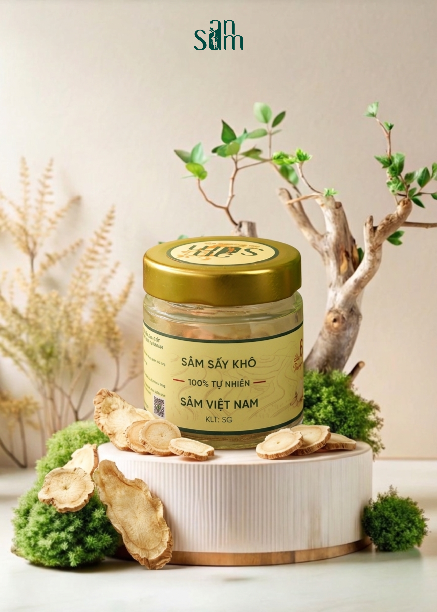 Sâm Sấy Khô Ansam Kkk